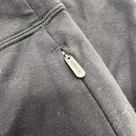 Athleta Eastbound High-Rise Straight Leg Pant Minimalistic Black 2 - Picture 3 of 5